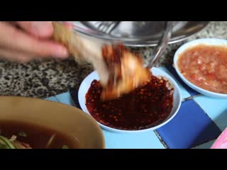 Amazing Green Papaya Salad and Grilled Chicken in Ubon Ratchathani