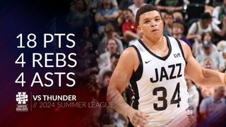 Kenny Lofton Jr 18 pts 4 rebs 4 asts vs Thunder 2024 Summer League