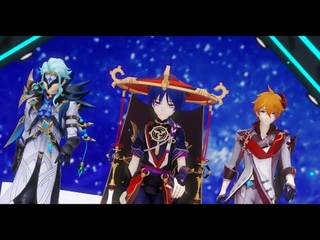 (Genshin Impact MMD) The Fatui Harbingers become a K-Pop Group