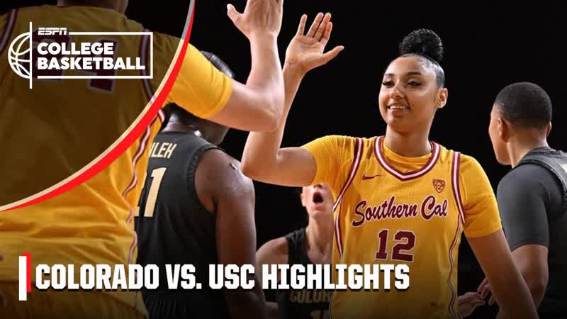 PAC 12 BATTLE Colorado Buffaloes vs. USC Trojans, Full Game Highlights, ESPN College