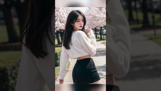 4K Secretary gets off work | Ai Lookbook 34 #shorts