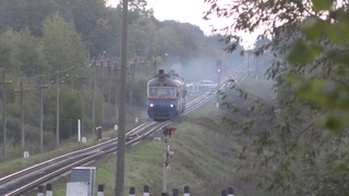 Последняя живая коломыйская “Венгерка“ стартует с Марковцев | Diesel train D1-768 in Markivtsi