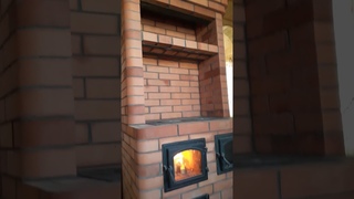 Печь из кирпича шведка с духовкой и плитой