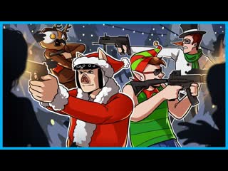 SCAAAAARY CHRISTMAS!! - Call of Duty Zombies Funny Moments! (BO3 Custom Zombies)
