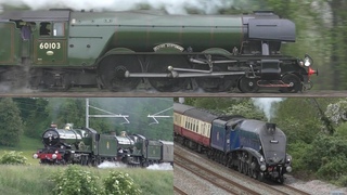 The Very Best of UK Steam Trains on the Mainline in 2023! Part 1 - January to June