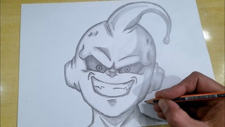 FACIL DE DESENHAR COMO DESENHAR o MAJIN BOO passo a passo