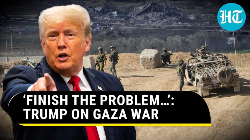 Trump Takes Bold Stand On Israel Vs Hamas War, Corners Biden; Finish The Problem ,