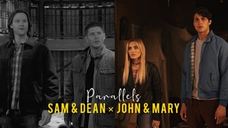 Sam & Dean  John & Mary Supernatural & The Winchesters - Parallels