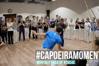 Capoeira moments. Monthly roda of TRC4C