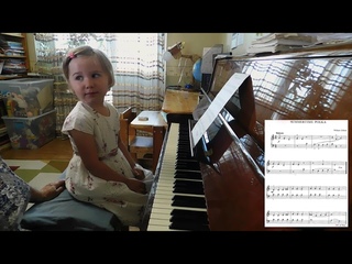 Ярослава Лемешкина, 4 года.  Summertime polka