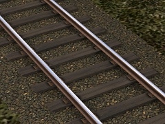 SAP Track Wood SG with weathered ballast - REDUCED SWAY