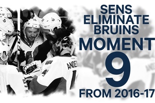 No. 9/100: MacArthur plays hero in OT, Senators eliminate Bruins and advance to 2nd round