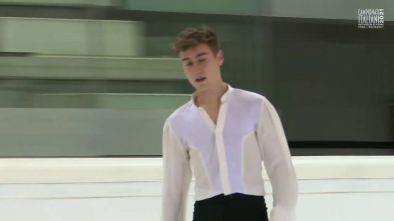 Matteo RIZZO Short Program 2021 Italian National Figure Skating