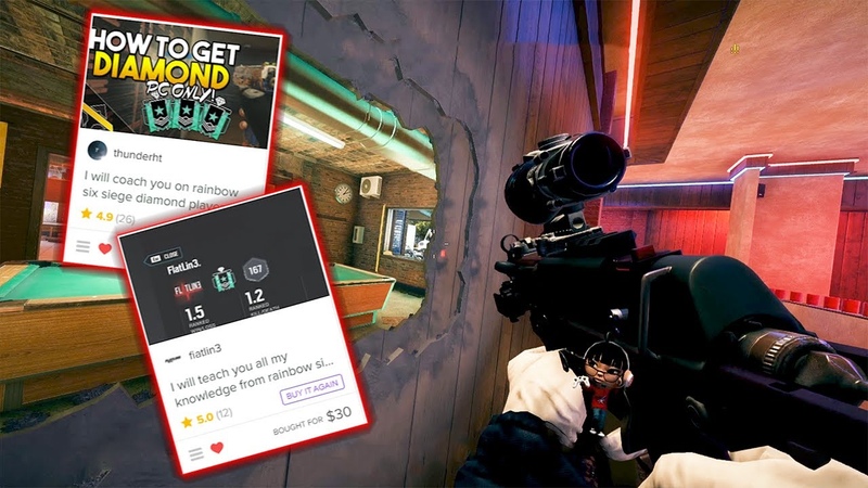I hired TWO coaches on Fiverr to teach me their BEST SPAWN PEEK in Rainbow 6 Siege