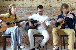 Dance №1 - Antonio Ruiz-Pipo, performed by Yauhen Belanovich, Anna Belanovich, Pavel Ryzhkov #ukulele #ukulelecover #ukulelemins