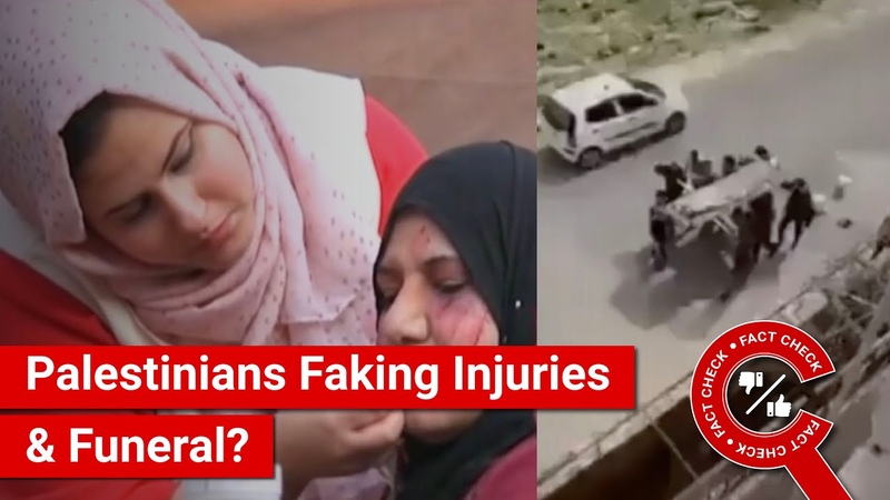 FACT CHECK: Viral Videos Show Palestinians Faking Injuries Funeral for Sympathy in October