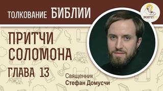 Притчи Соломона. Глава 13. Священник Стефан Домусчи. Библия