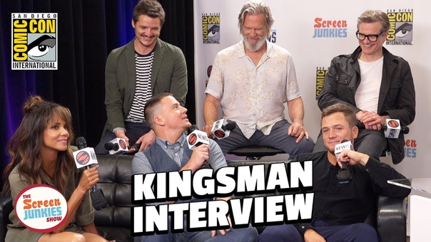 Kingsman 2 Cast Spills Secrets LIVE in Studio ( SDCC