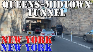 Queens-Midtown Tunnel - Midtown Manhattan to Queens - New York - 4K Infrastructure Drive