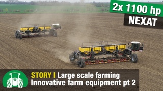 The new 1100-hp NEXAT Tractor | Arable Farming in Ukraine + Factory + First Use in Germany | Part 2