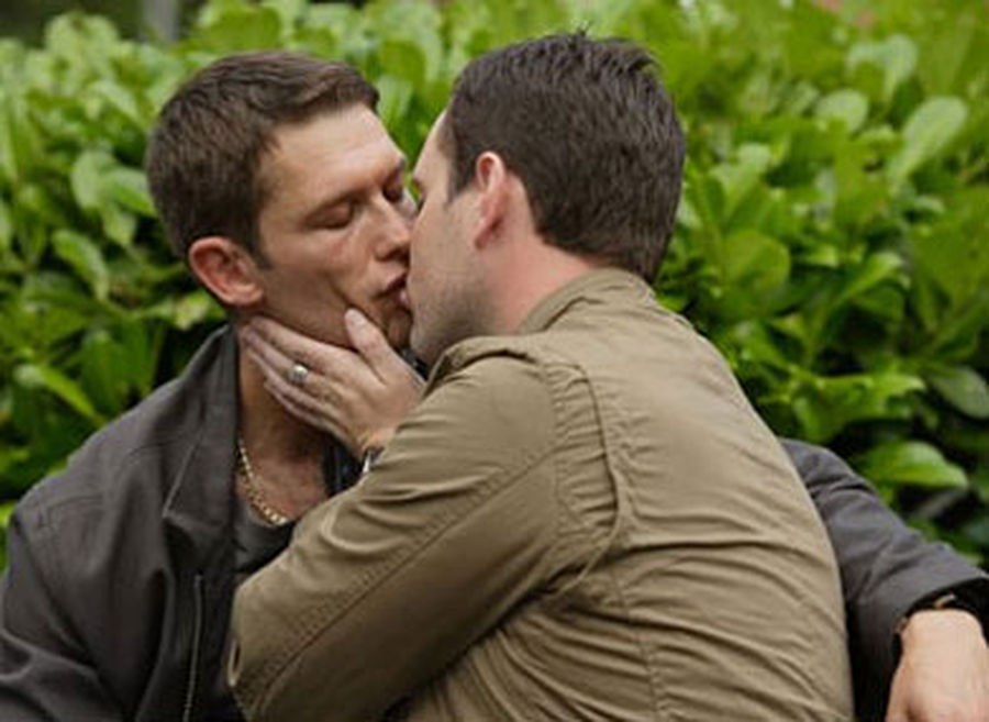 Caught brother having gay kiss