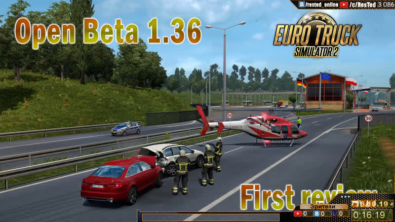 ETS2 Open Beta 1. 36 First
