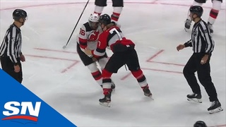 P.K. Subban And Brady Tkachuk Brawl In Heated Fight