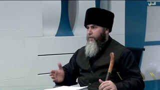 Шейх Салах Межиев на Палестинском  телевидении.