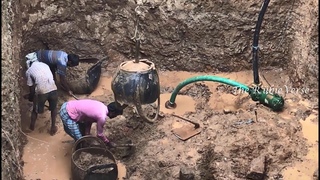 HAND DIGGING A WELL IN INDIA | TAMIL NADU