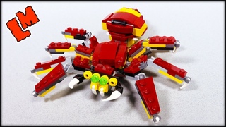 Гигантский паук из Лего / LEGO 31073 - Часть 3
