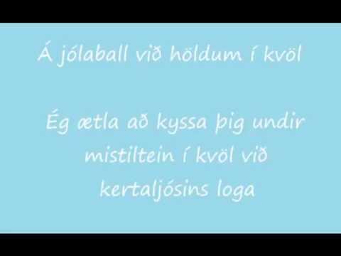 Snjókorn falla m, texta Laddi ( Snow is falling
