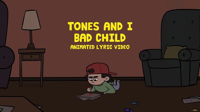 TONES AND I BAD CHILD ( ANIMATED LYRIC