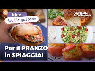 4 IDEE PER IL PRANZO IN SPIAGGIA  PERFETTE PER FERRAGOSTO!!!!!