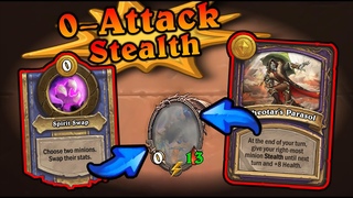 A 0-Attack minion with Stealth | Hearth Tech#254