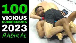 100 VICIOUS SUBMISSIONS of 2023 (MMA)  The Best Fights of the Year  RADIKAL Videos  #jiujitsu