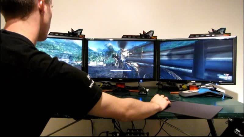 n Vidia Ge Force 3 D Vision Surround Crysis Warhead Linus Tech