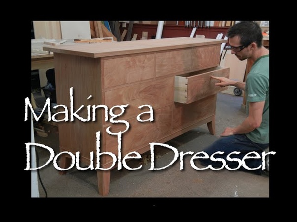 Double Dresser building process by Doucette and Wolfe Furniture