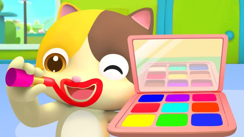 Learn Colors with Baby Kitten, Colors Song, Pretend Play, Kids Songs, Baby Cartoon, Baby