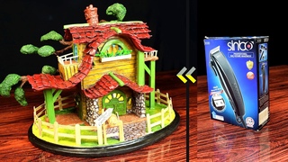Make your own Miniature Cardboard House - Recycling Craft Idea - Creative D2H #12