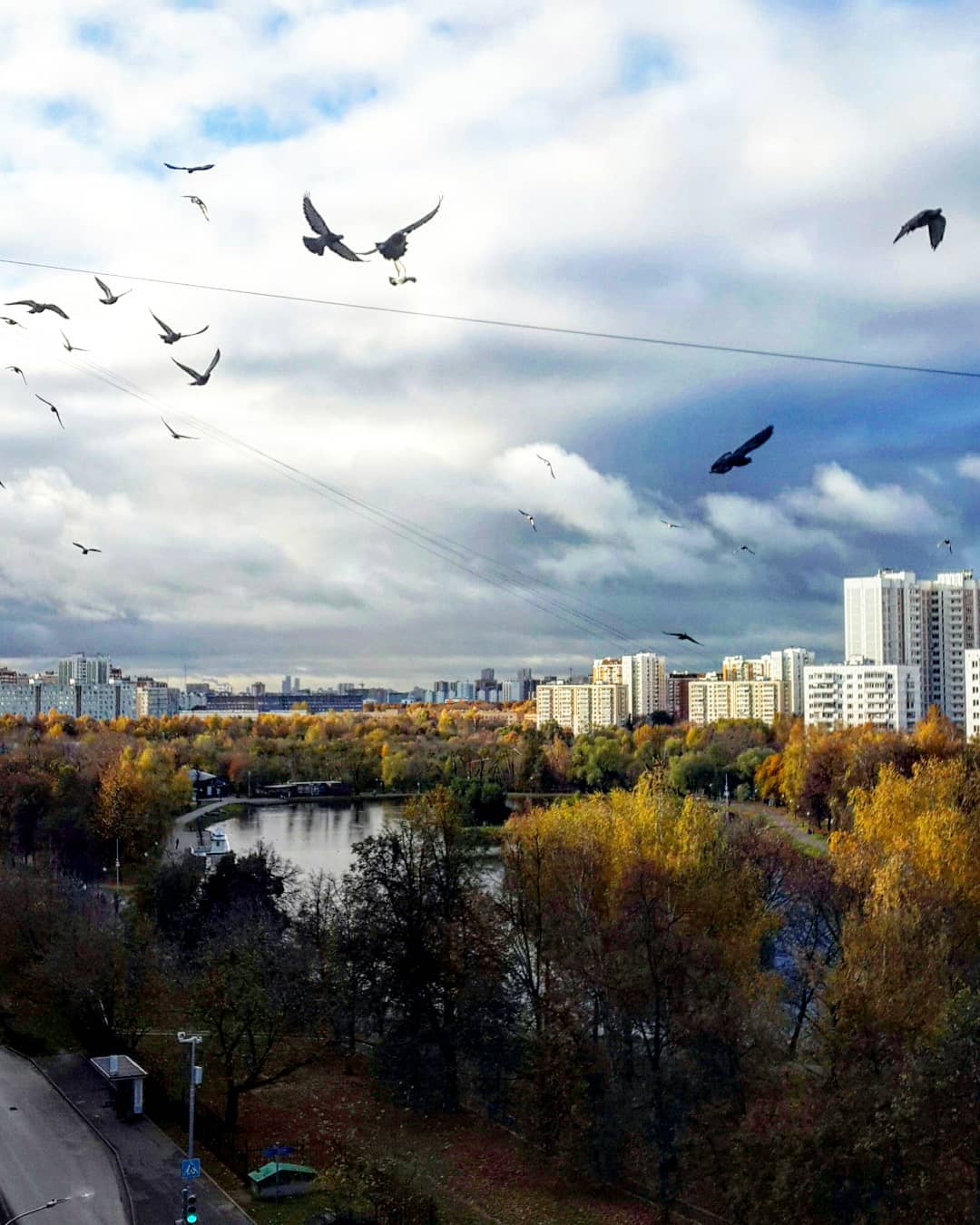парк ангарские пруды москва