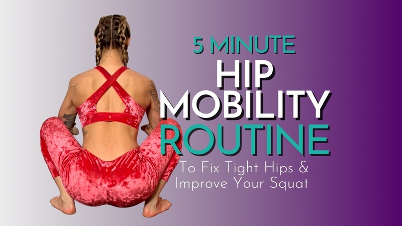 5 Minute Beginner Hip Mobility, , To Fix Tight Hips Improve Your