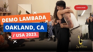 Iago Hassuike and Vanessa Meirelles - Demo Lambada - Oakland, CA / USA 2023.