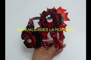 Diademas con Moños diseño escolar paso a paso , headband for school