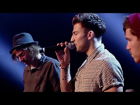 Robbie, Adam and Jakes performance The Frays How To Save A Life The X Factor UK