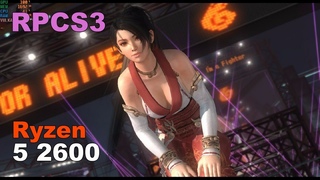 RPCS3  ( PS3 Emulator ) Dead or Alive 5 Ultimate - Gameplay #1