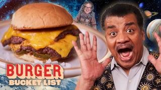 Making the Ultimate Space Burger with Neil deGrasse Tyson and George Motz | Burger Bucket List