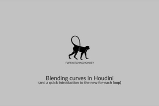 Blending curves in Houdini and a look at for-each loops